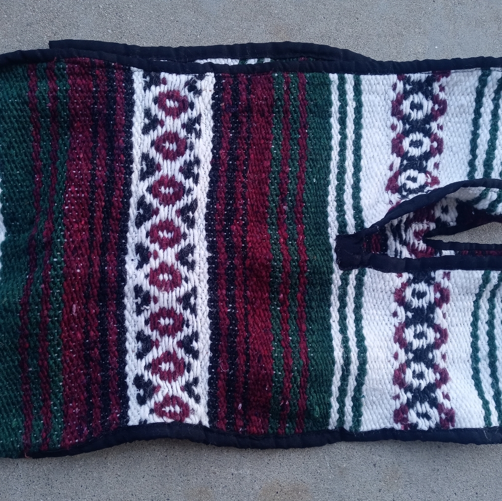Baby navajo style poncho hand made